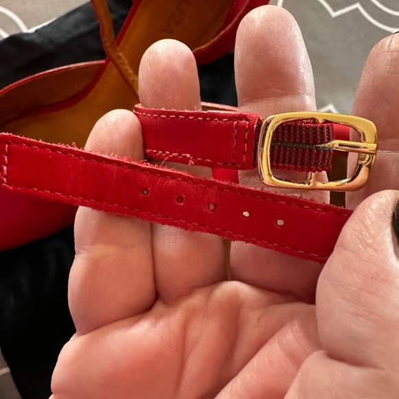 dr LIZA closed toe sandal - APPLE RED - Size 8.5 - Picture 10 of 11